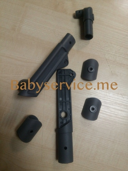 Шарнир складывания рамы правый серый