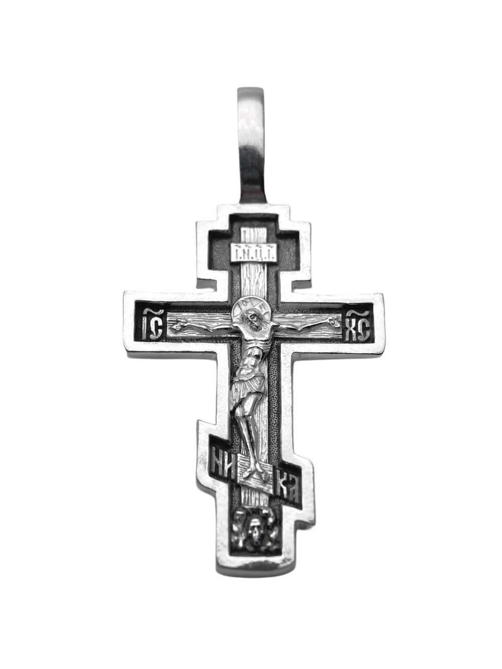 Крест из серебра/Чернение