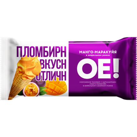 Мороженое OE манго и маракуйя 80 гр