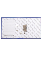 Папка-регистратор, покрытие пластик, 75 мм, ПРОЧНАЯ, с уголком, BRAUBERG, синяя