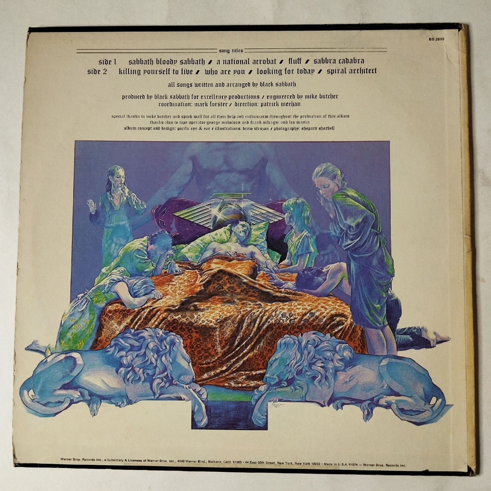 Винтажная виниловая пластинка LP Black Sabbath Bloody (USA 1974)