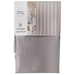 Штора для ванн 180х180 см, ПЭ, Ромбики, сер-корич, STSC2828C-1