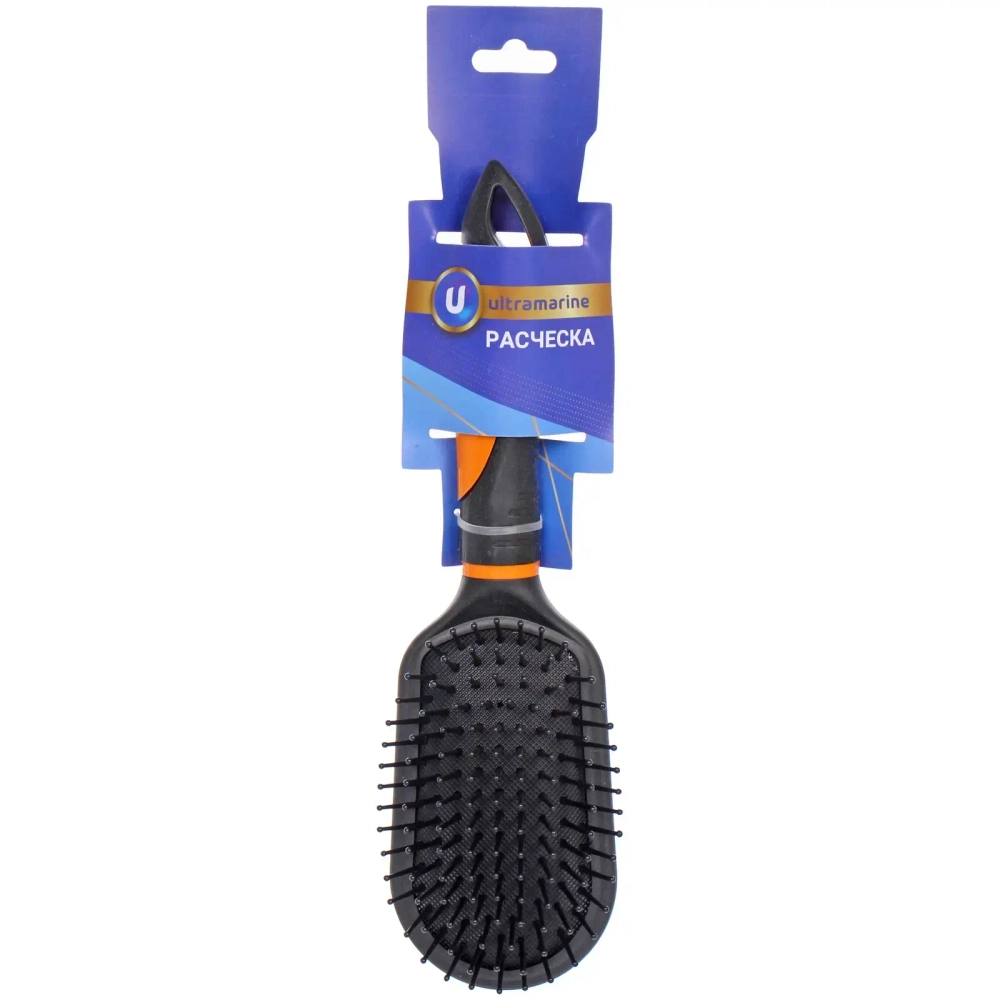 Расческа массажная «Kamila Beauty», трапеция, цвет черный, 23см