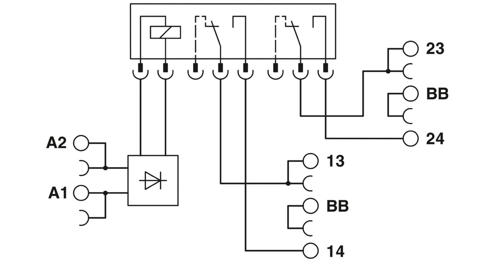 PLC-RPT-24DC/1-1/ACT-Релейный модуль-1176847