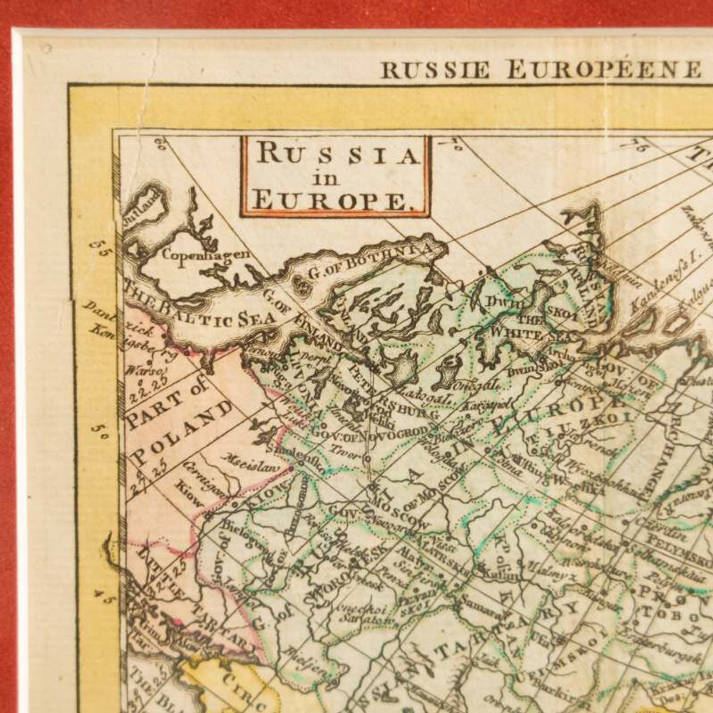 Карта «Russia in Europe / Russie Europeene» («Европейская Россия»)