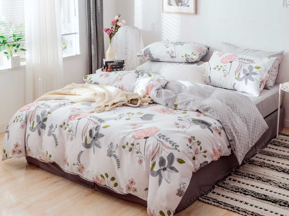 Постельное белье 2 спальное евро Asabella 1332-6/180