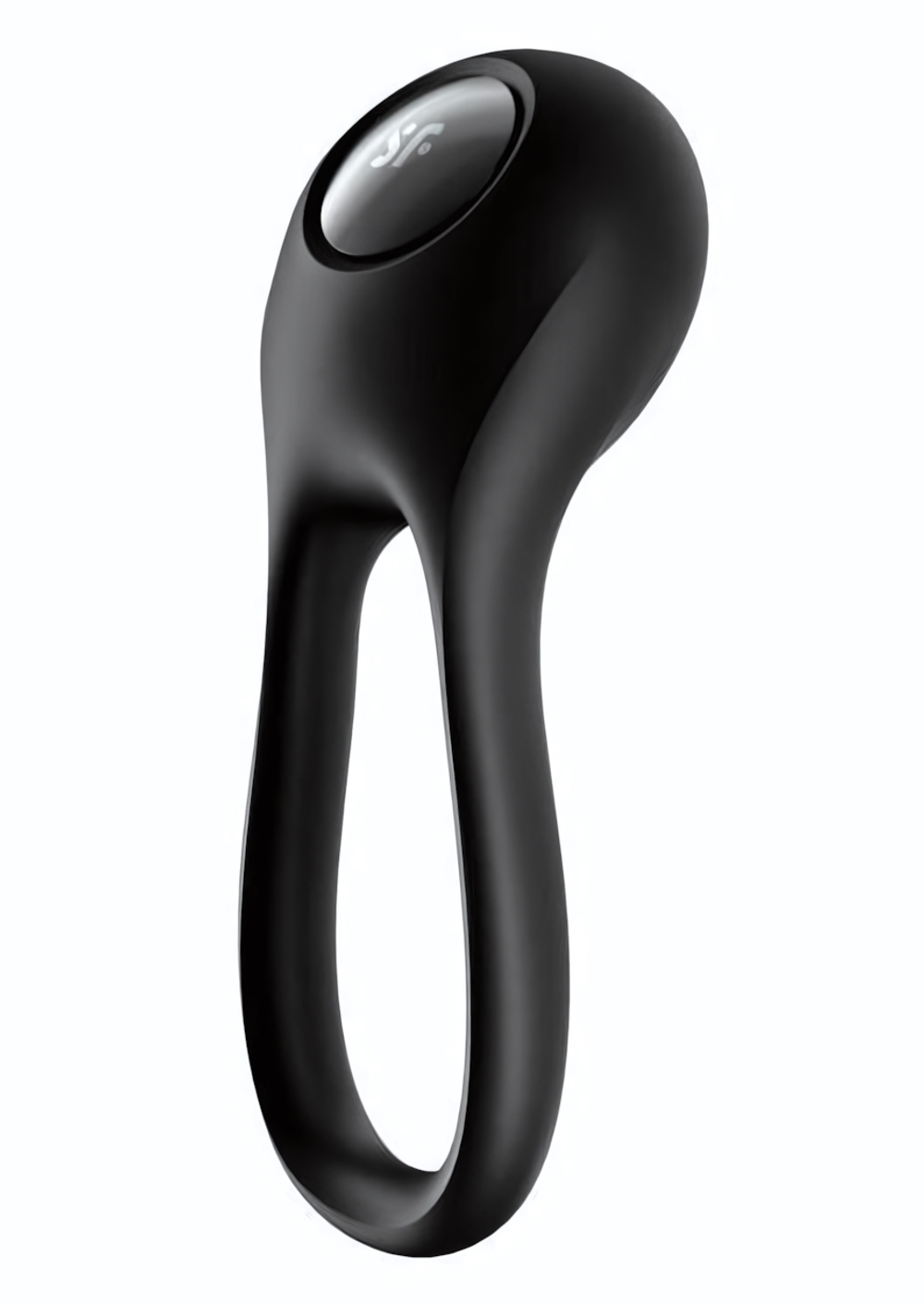 Черное эрекционное виброкольцо Majestic Duo (Цвет: черный)