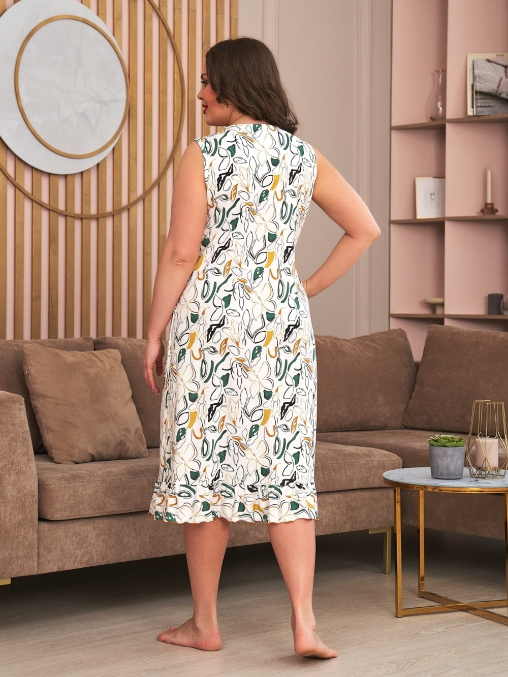 Сорочка без рукавов 7201