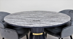 Стол обеденный Орион, 120х120х76 см, серый мрамор