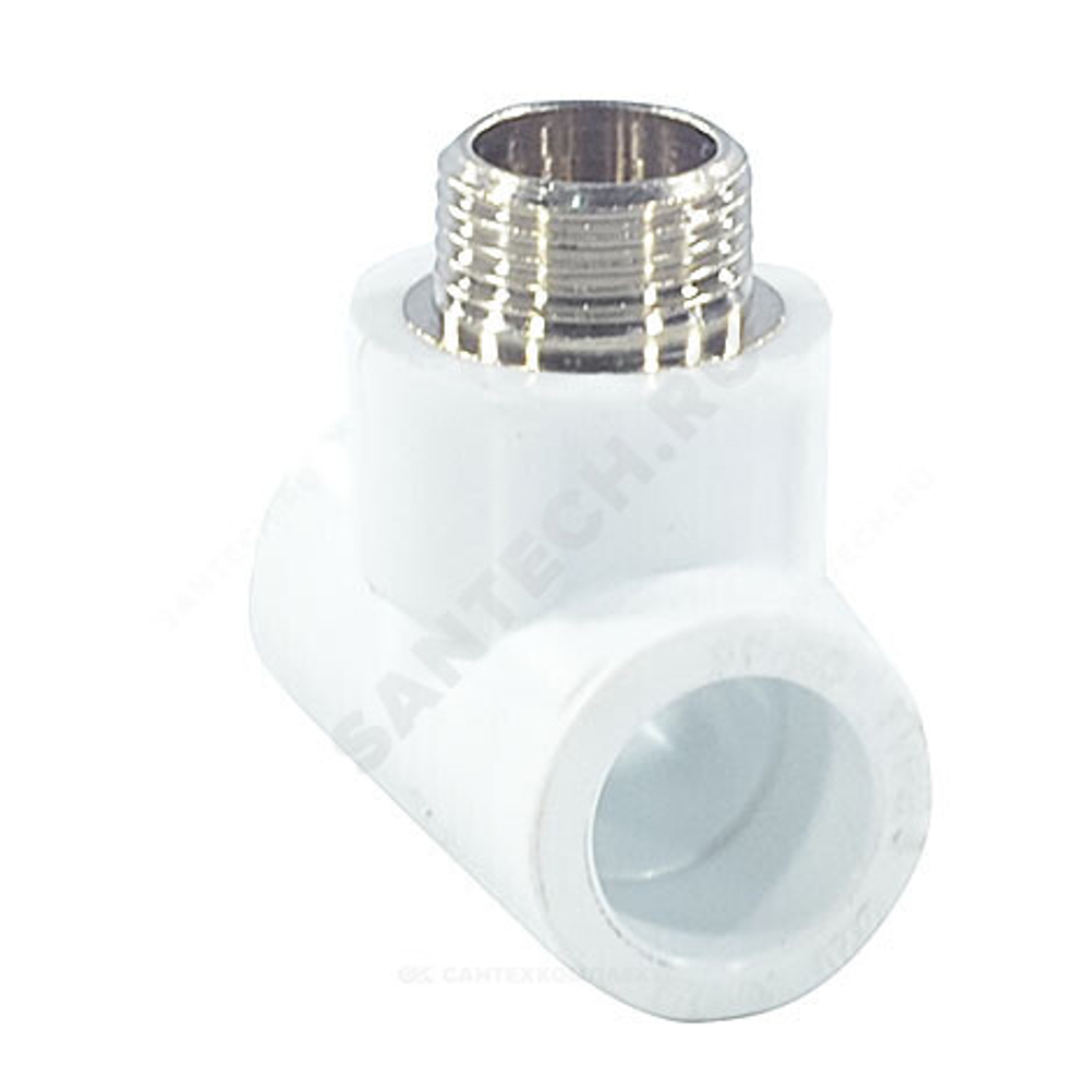 Тройник PP-R комбинированный белый Дн 32х3/4" НР PRO VALFEX 10128132-PRO