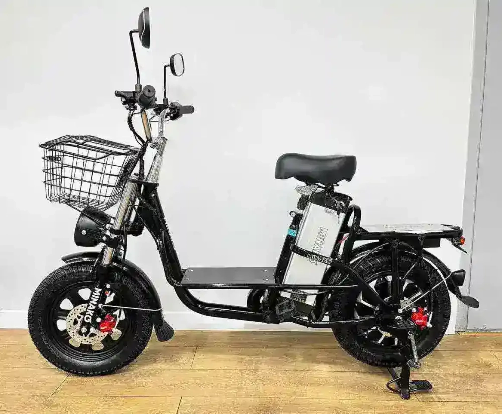 Электровелосипед Minako Monster с корзиной