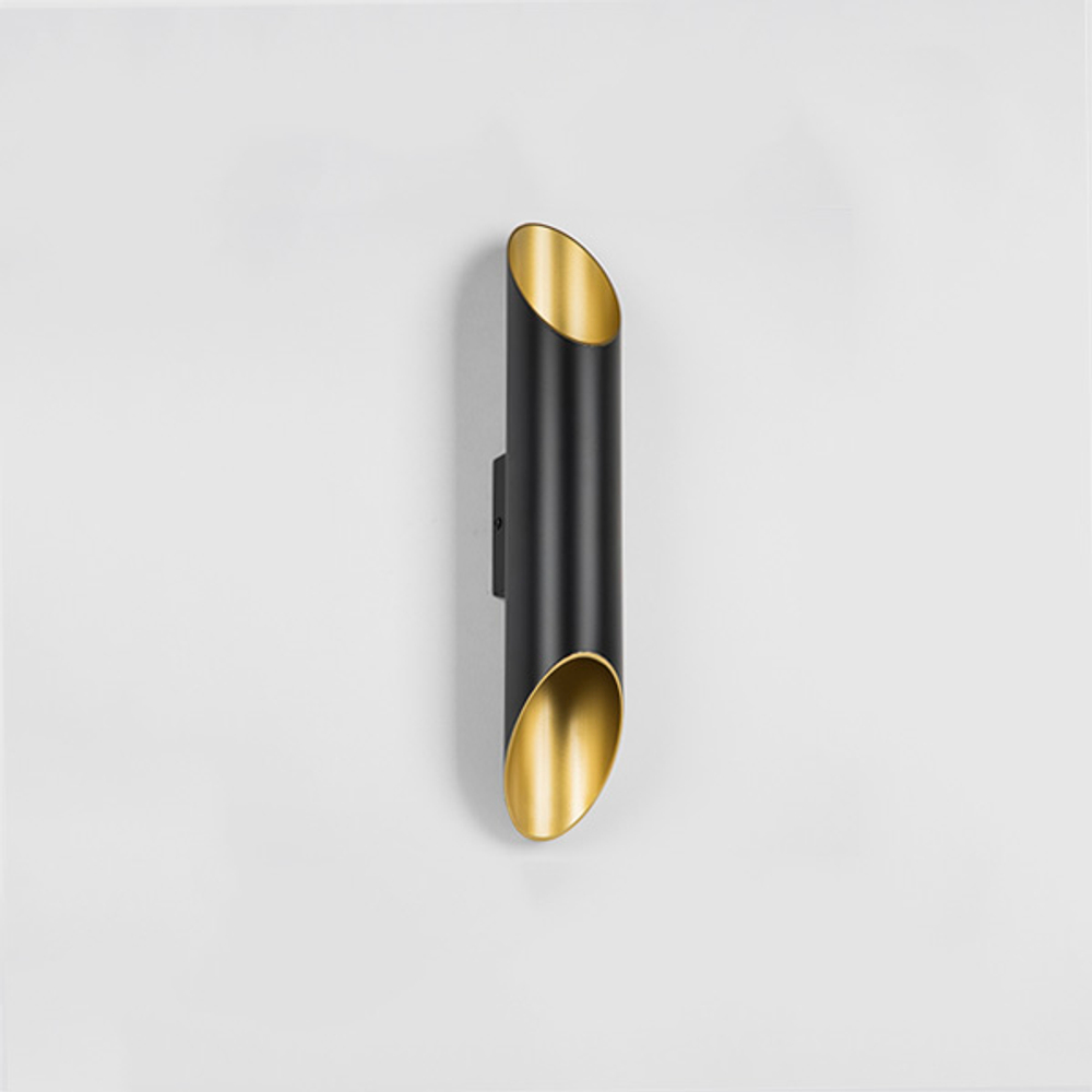 720627 Бра SIENA 2х40W G9 ЧЕРНЫЙ/ЗОЛОТО