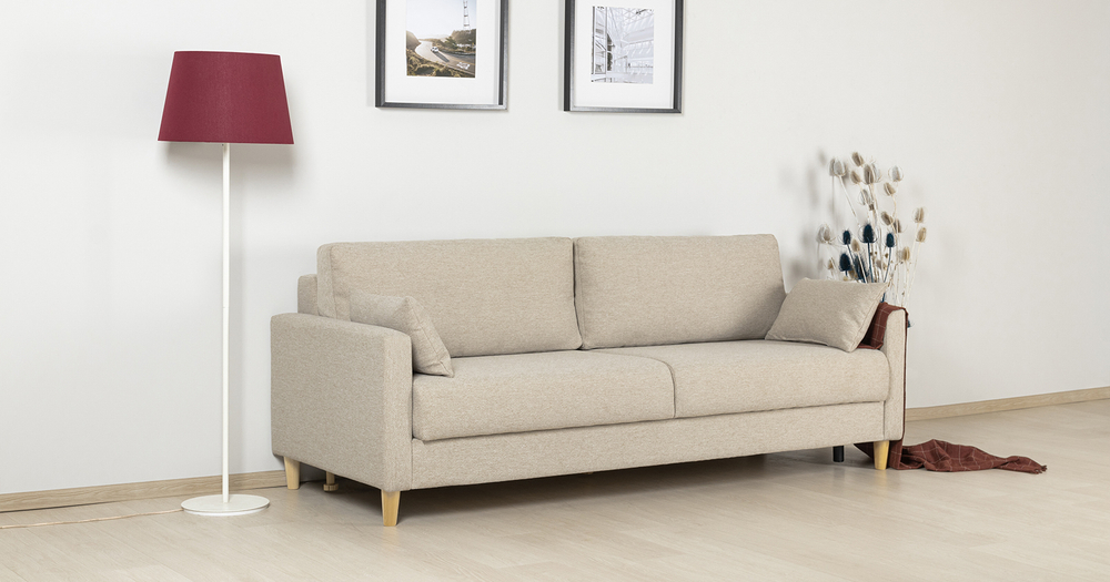 Дилан диван-кровать (молочный кофе)