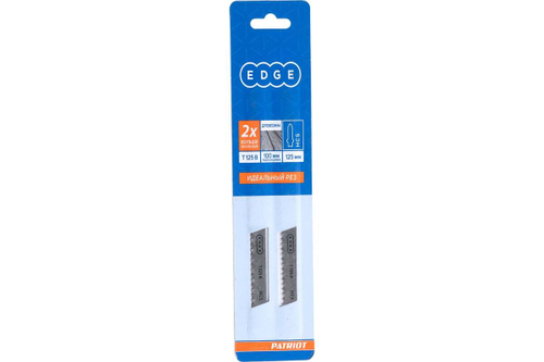 Пилка для лобзика по дереву T125B (2 шт.) EDGE by PATRIOT 814010011