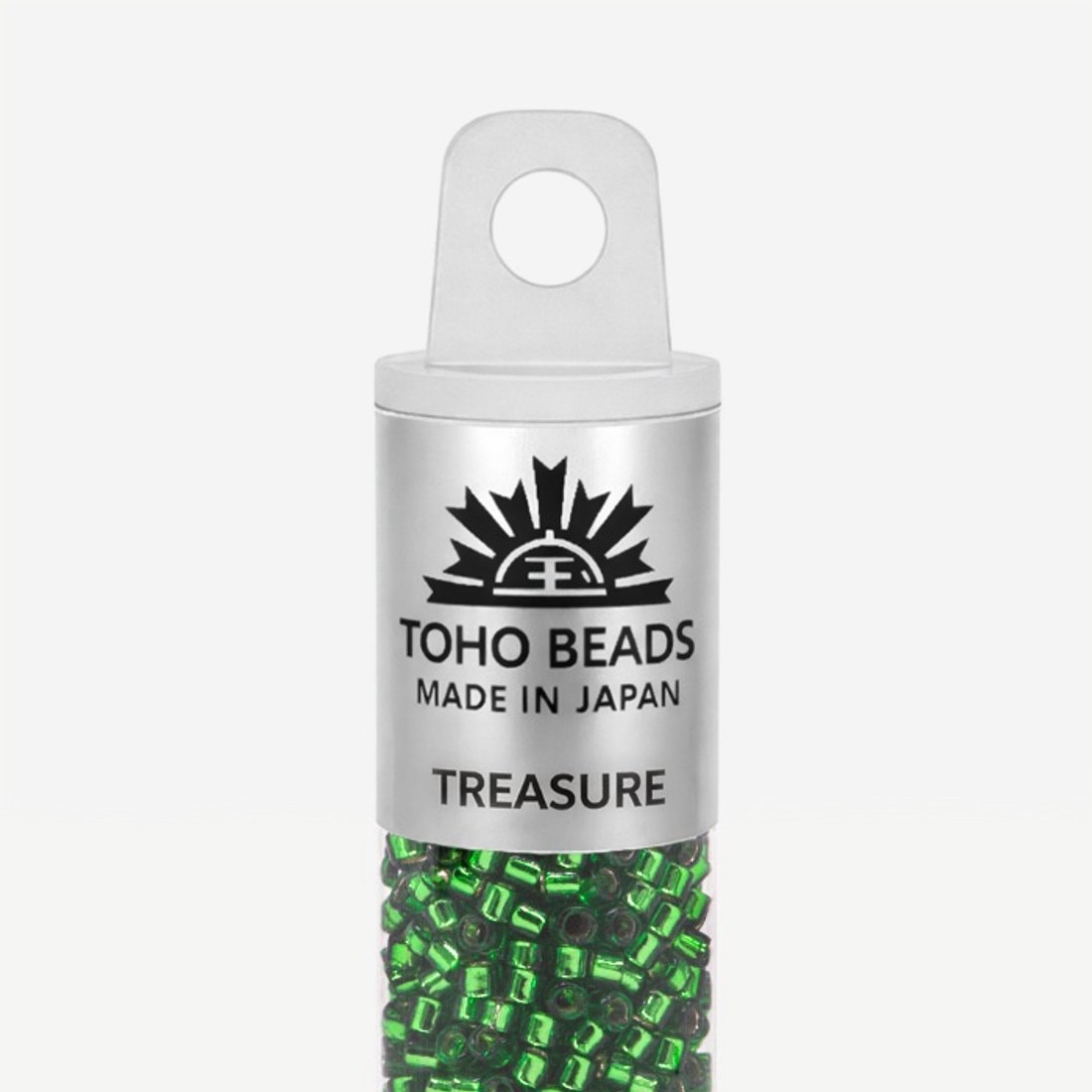 Японский бисер TOHO Treasure (№27B), с внутренним серебрением, прозрачный