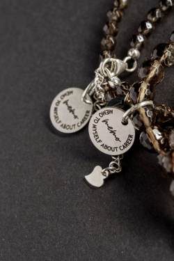 ХХХ Браслет "Concentration & Energy" шамбала с коннектором из раухтопаза