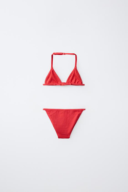 ZARA КУПАЛЬНИК С МОРСКОЙ ЗВЕЗДОЙ, КРАСНЫЙ