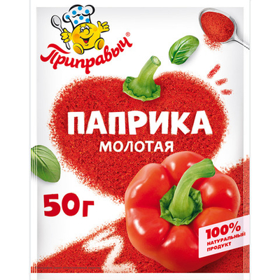 ПАПРИКА 50гр (1х20) Приправыч