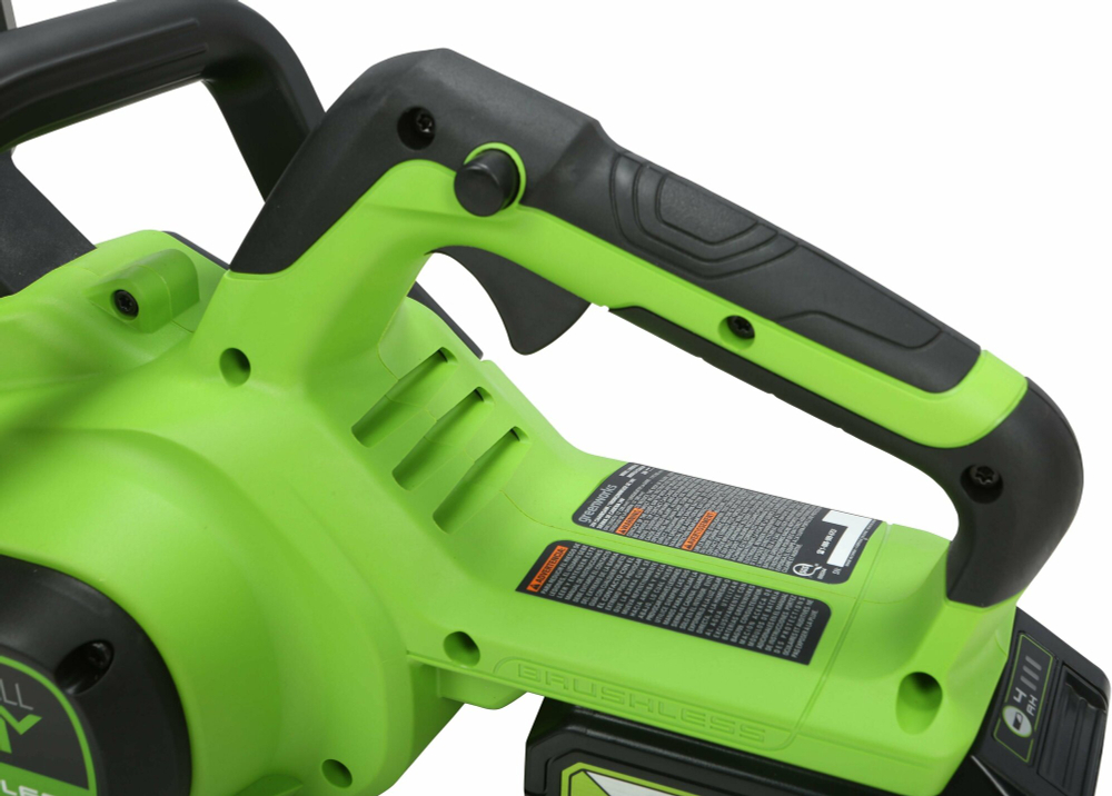 Цепная пила аккумуляторная GREENWORKS GD24CS30 24В,3/8-1,1-45,30см,б/щ,без АКБ и ЗУ (2007007)