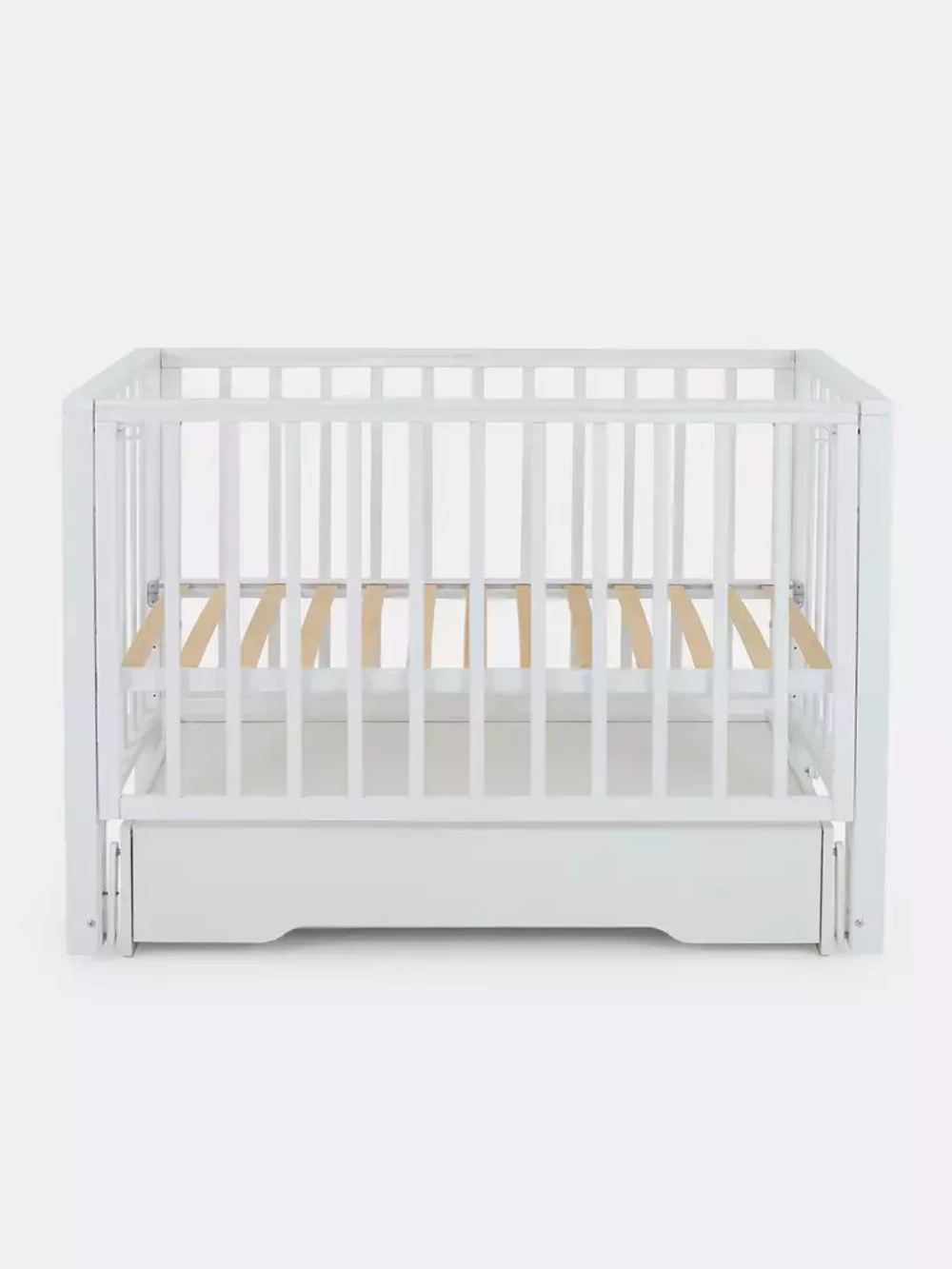 Кровать детская 120*60 RANT "BERGEN" (арт.769) пп маят/ящ Cloud White (2 кор)