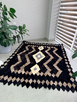 Покрывало меховое ковер из шкуры овчины