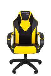 Офисное кресло Chairman   game 17 Россия экопремиум черный/желтый