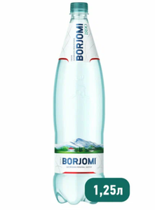 Вода Borjomi минеральная 1.25 л