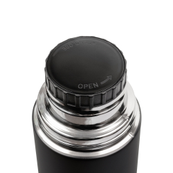 Термос Relaxika 101 (1 литр), черный (без лого)