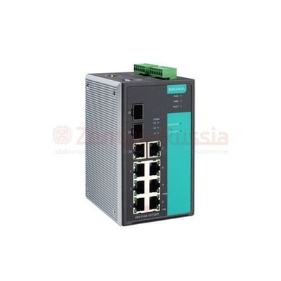 MOXA EDS-510A-1GT2SFP управляемый промышленный коммутатор, 10 портов