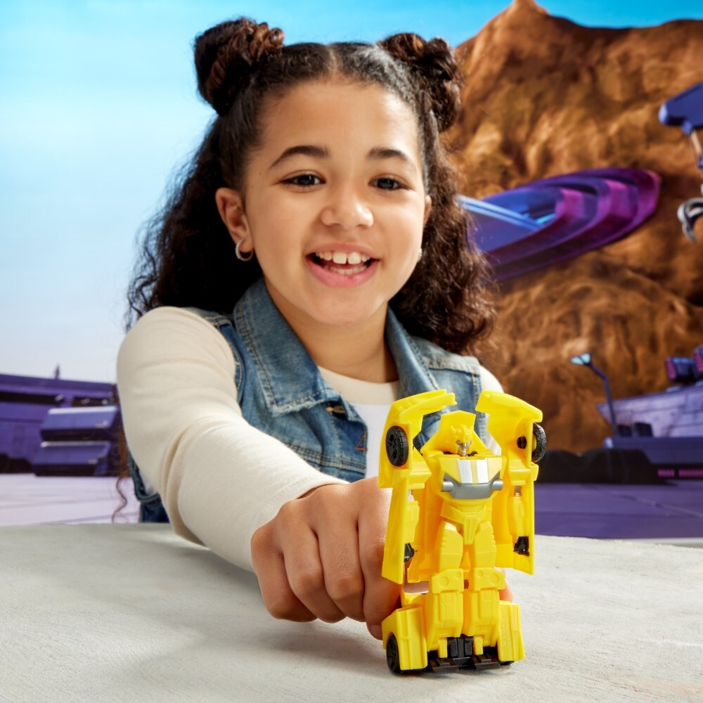 Hasbro Transformers Earth Spark - фигурка BUMBLEBEE 1-step smash G0996