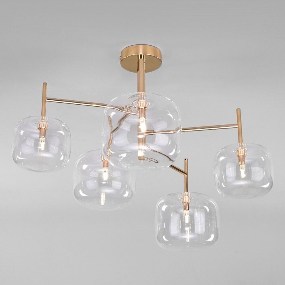 Люстра на штанге Eurosvet Jar 70128/5 золото