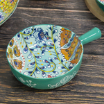 Кокотница с ручкой "Arabesque" 15,5см, керамика