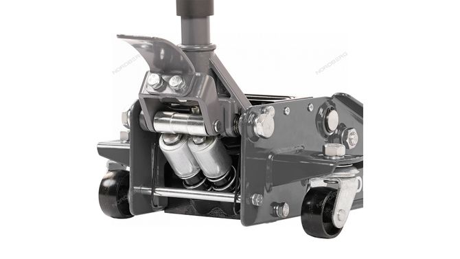 NORDBERG (N32032G) Домкрат подкатной 3,2 т, супернизкий подхват, педаль