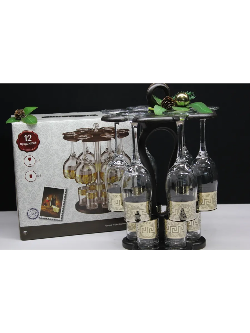 Подарочный набор бар Бокал и стопки
