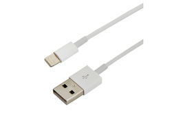 Кабель REXANT USB для iPhone 5/6/7 моделей шнур 1М белый 18-1121
