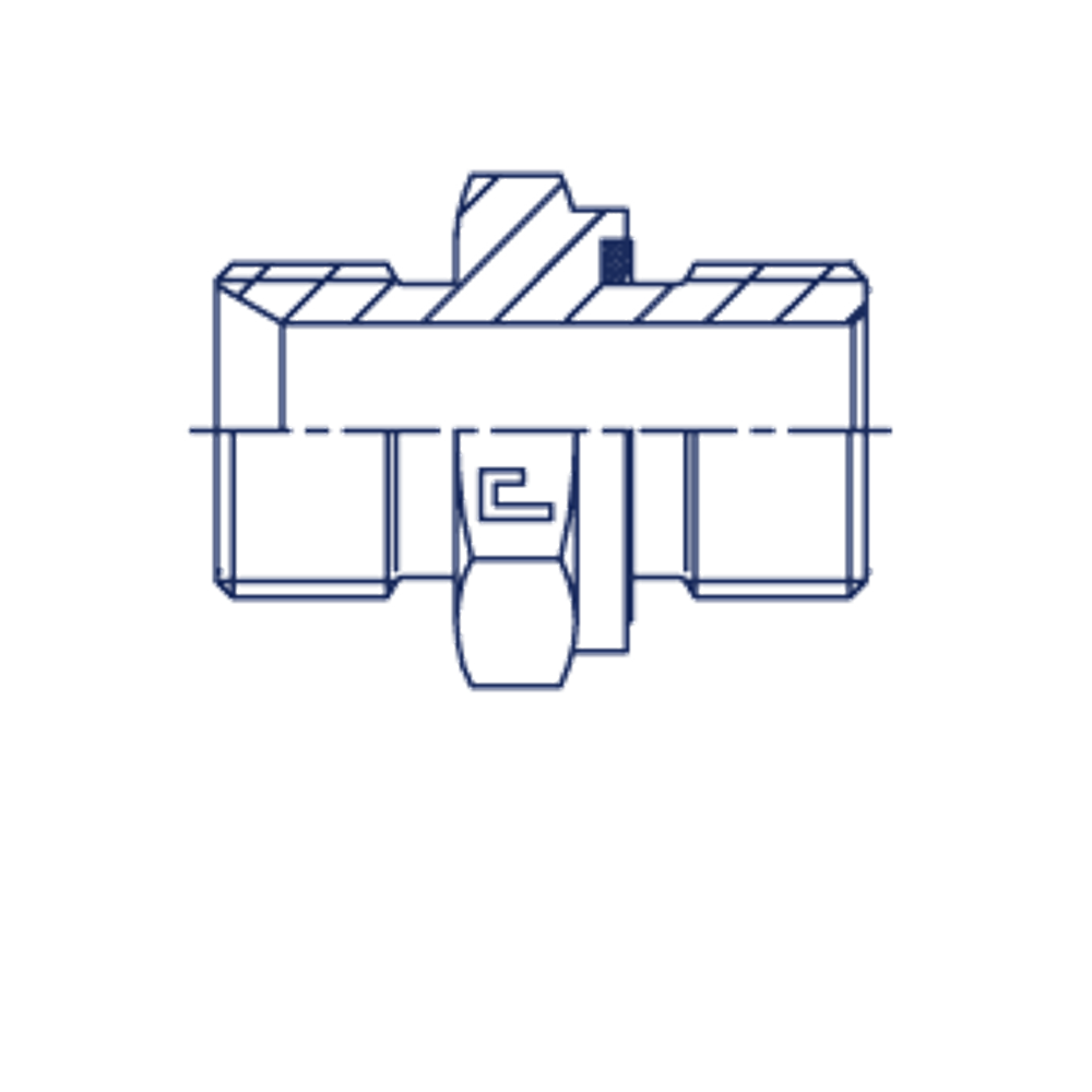 Штуцер FE BSP 1/2" BSP 1/2"