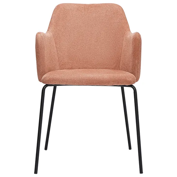 Стул Dwight, розовый фактурный шенилл