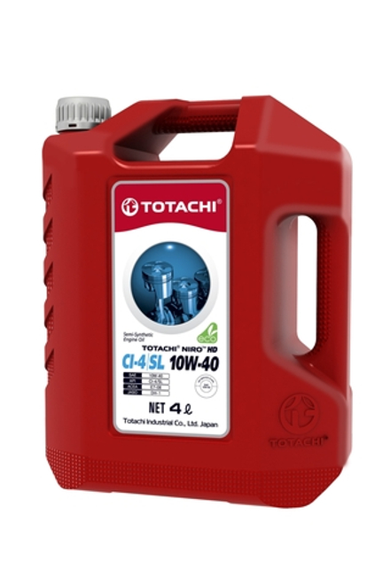 Масло моторное TOTACHI NIRO HD Semi-Synthetic 10W-40  API CI-4/SL 4л