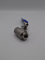 Кран шаровый 1/2" из нержавейки ВВ с ручкой GK-YUDIS