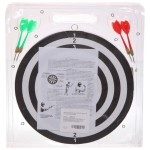 Набор для игры в дартс D-1201R: мишень 29 см, 4 дротика (блистер)