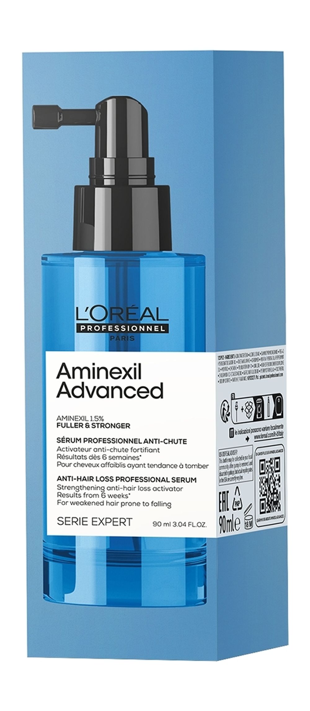 L’ORÉAL Professionnel AMINEXIL ADVANCED ANTI-HAIR LOSS SERUM / Сыворотка-активатор для ослабленных волос против выпадения