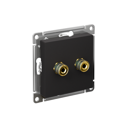 Розетка аудио 2-м AtlasDesign карбон SE ATN001087