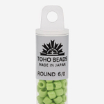 Японский бисер TOHO Round 6/0 (№44), непрозрачный глянцевый