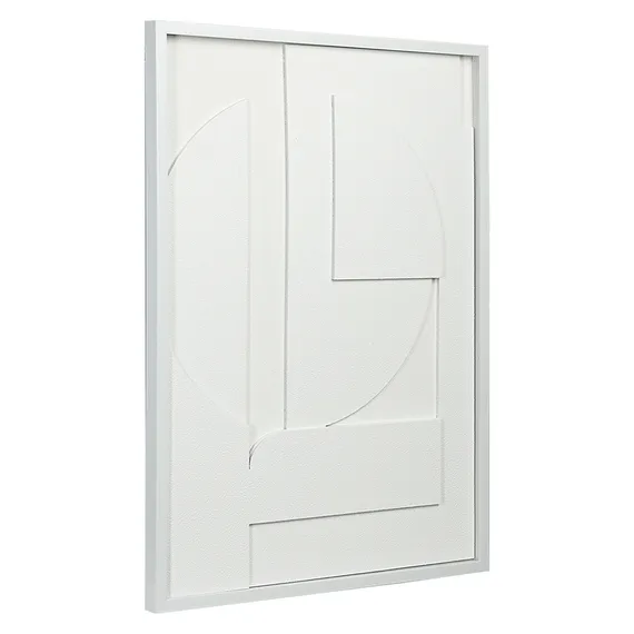Панно декоративное с эффектом 3d minimalism, с белой рамой, 50х70 см