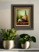 Картина настенная интерьерная в багетной раме 20*23 см