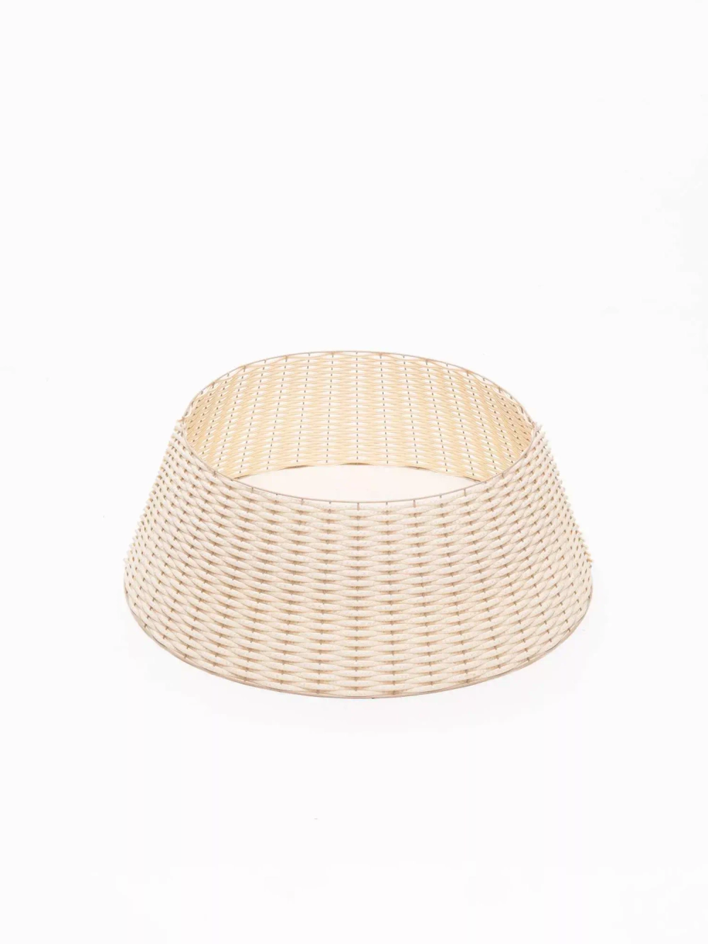 Корзина под елку Премиум Царская Лоза 65*48*30 см., разборная, бри, ЕлкиТорг (65-239)