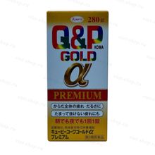 KOWA Q&amp;P Gold Alfa Premium комплекс при упадке сил и хронической усталости, 280 шт.