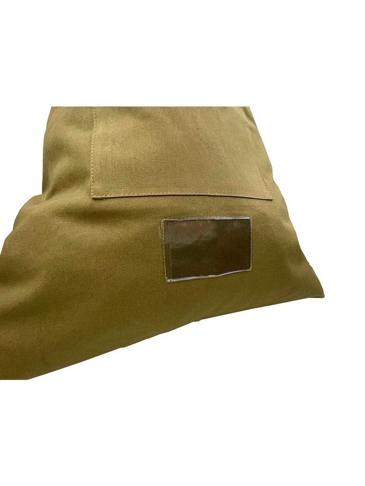 Вещмешок с карманом армейский солдатский (ткань палатка, хаки)