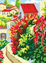 COLLECTION D'ART-6301-КАНВА С РИС.