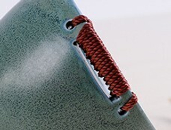 268124.2 Сервиз ДОРОЖНЫЙ "Каменный"  чайник 180мл, 2 пиалы, сито в дор.сумке, керамика графитовый